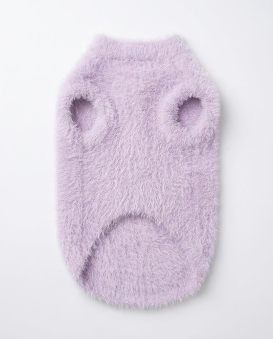 Lavender Bow Matching Sweater - Dog