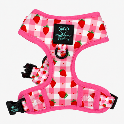 Adjustable Dog Harness | Strawberry Jumble