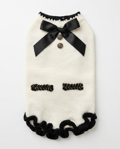 Coco Ribbon Dog Knit