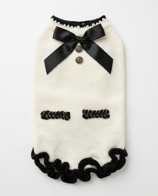 Coco Ribbon Dog Knit
